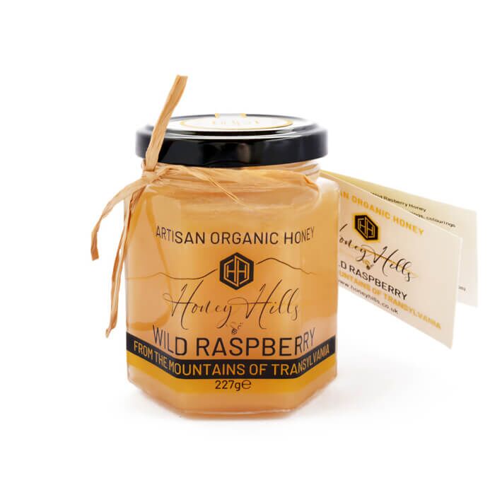 RaspberryTransilvania - Honey Hills - Online artisan shop with delicious, rare raw mountain honey varieties Wild Raspberry Blossom Honey is an organic honey sourced from the mountains of Transylvania.